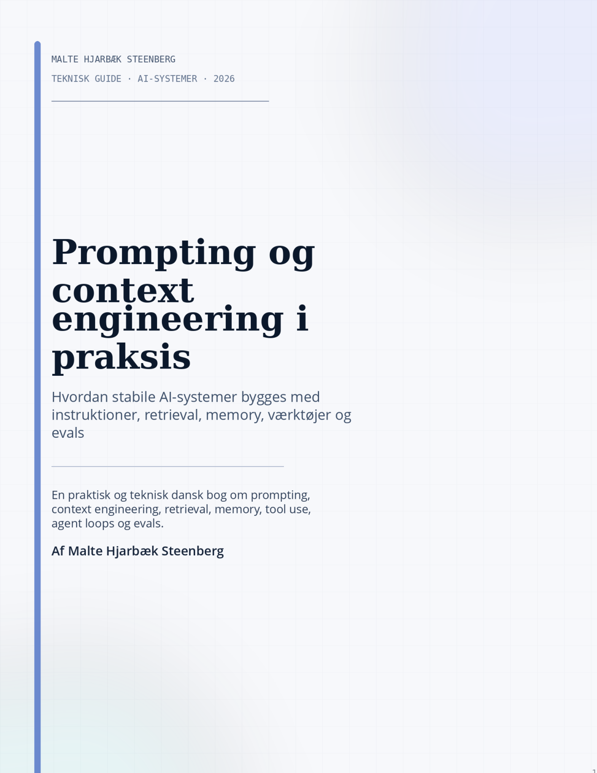 Cover til Prompting og context engineering i praksis